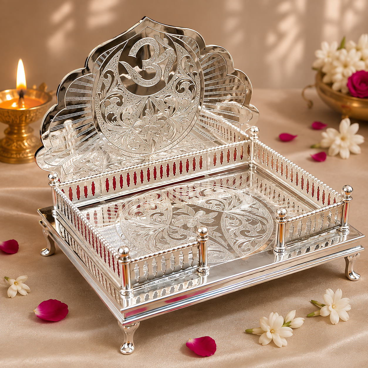 Silver Singhhasan